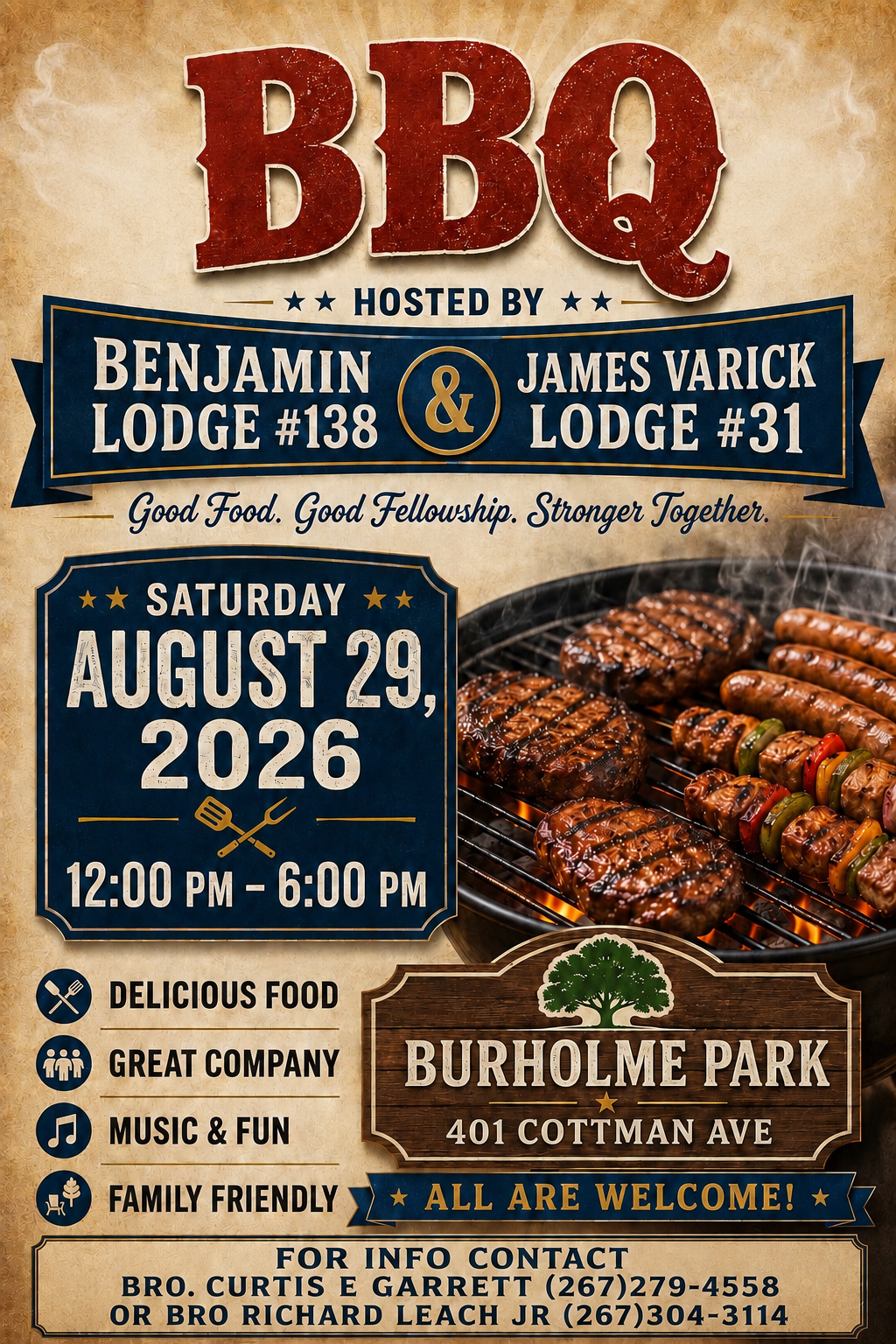 BBQ Event — August 29, 2026
