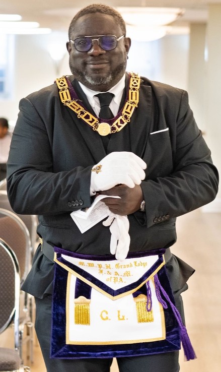 Ed in Masonic Regalia